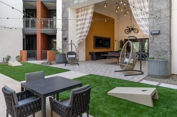 Outdoor game lounge